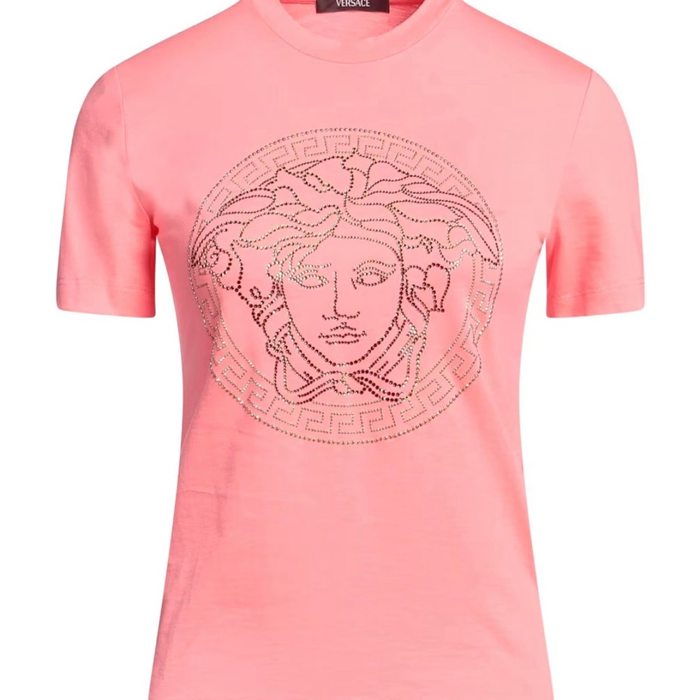Versace Coral Medusa Graphic Tee